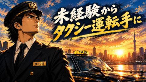 タクシー運転手への転職は未経験でも可能?二種免許から独り立ちまでの流れ
